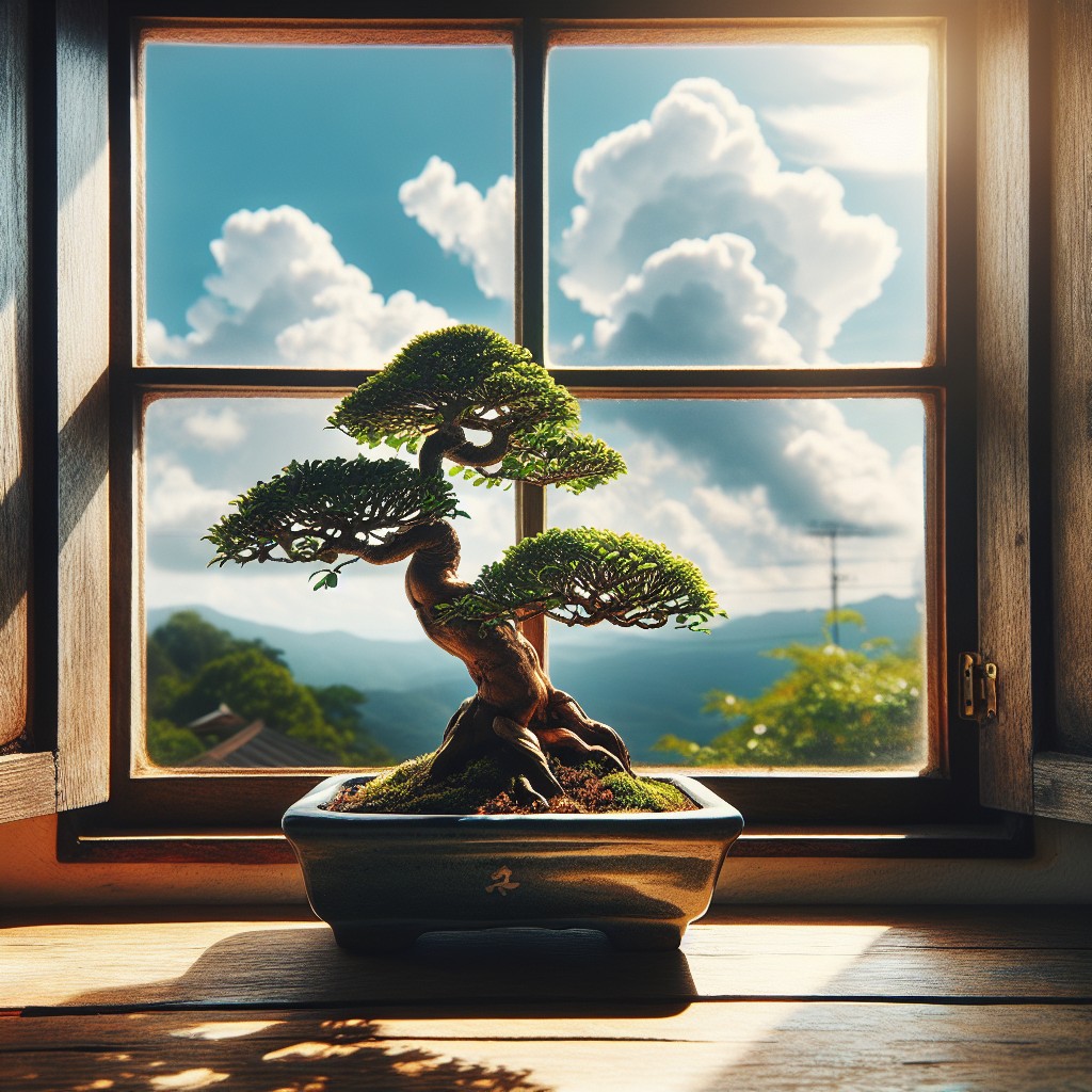 bonsai trees for a miniature landscape