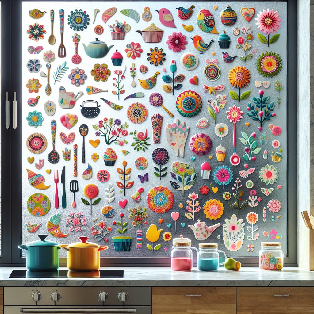 creative kitchen window sticker ideas