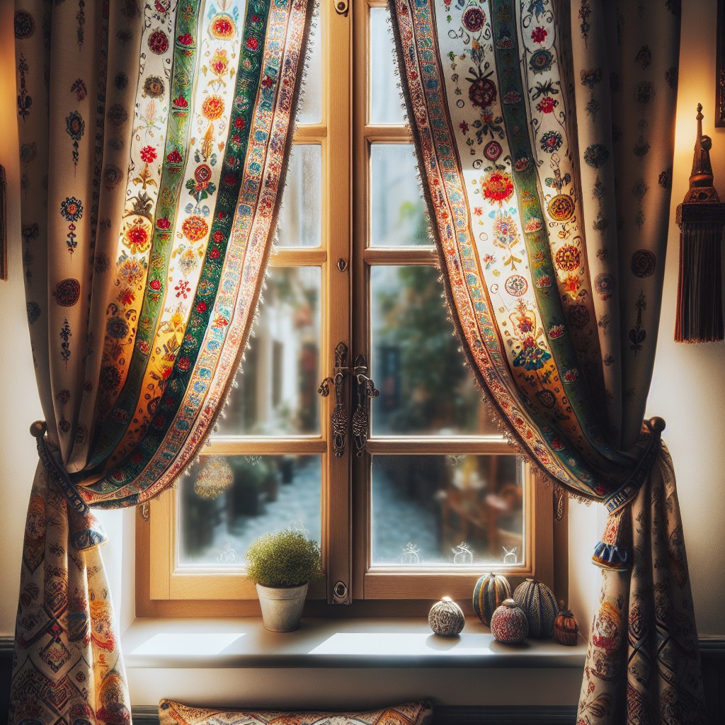 curtains on rods for small window decor