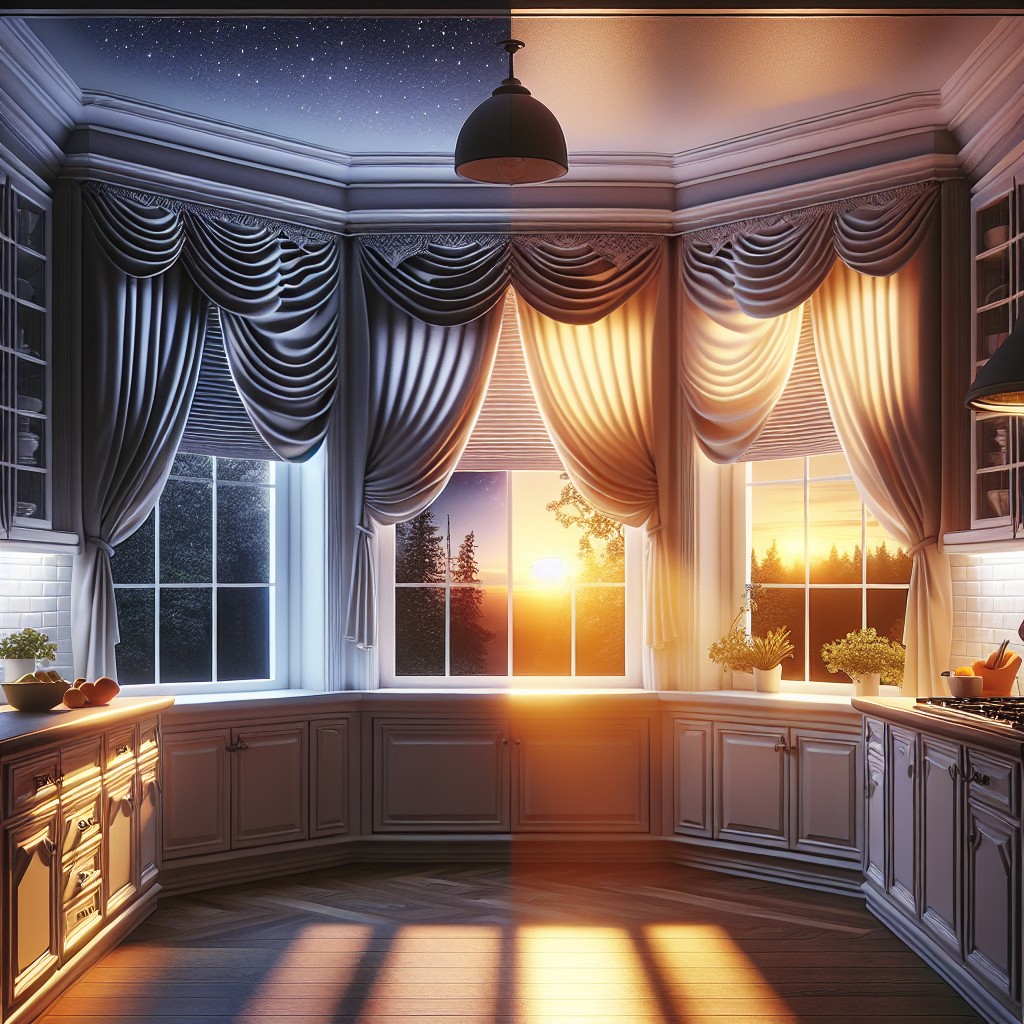 day to night bay window treatment options