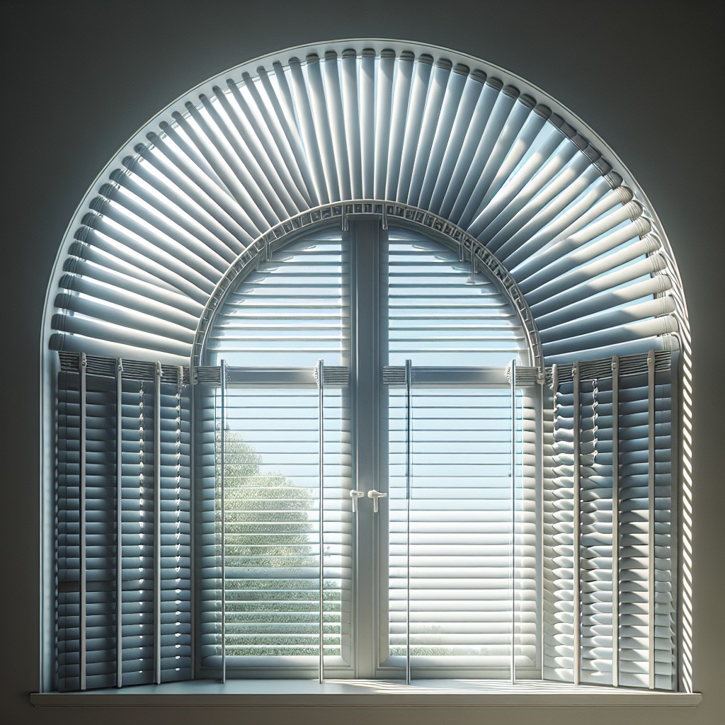 discover the flexibility of adjustable arch window blinds
