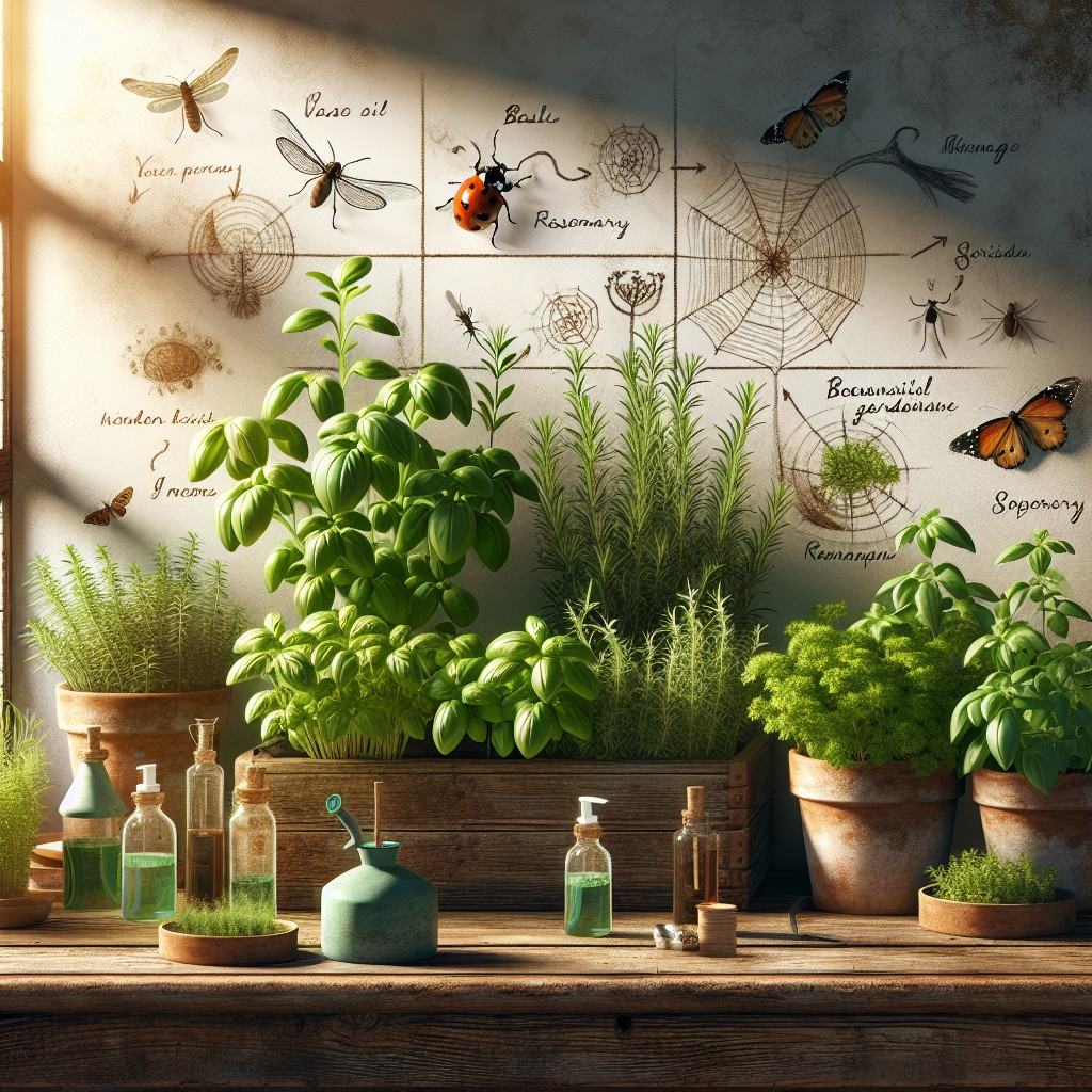 effectively dealing with pests in indoor herb garden