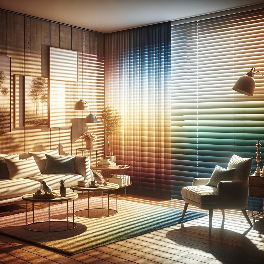 experiment with ombre effect blinds
