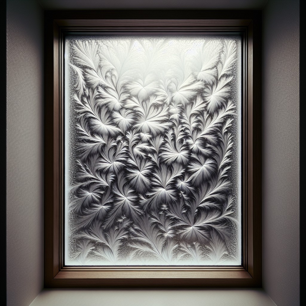 frosted glass effect for privacy in small windows