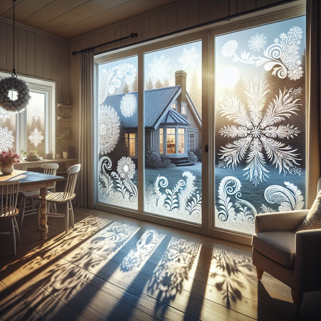 frosted window decals