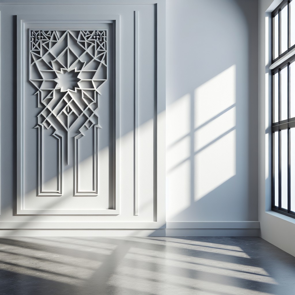 geometric window trim patterns