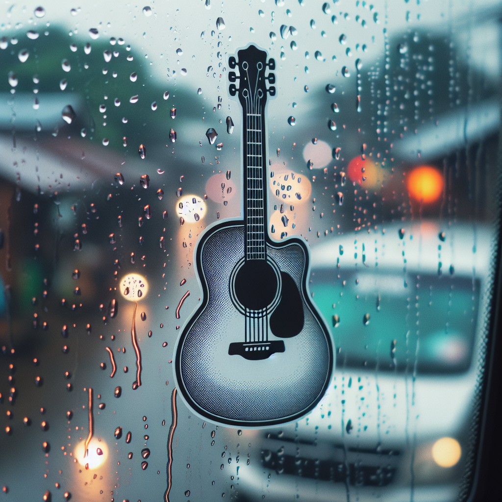 music themed window decals