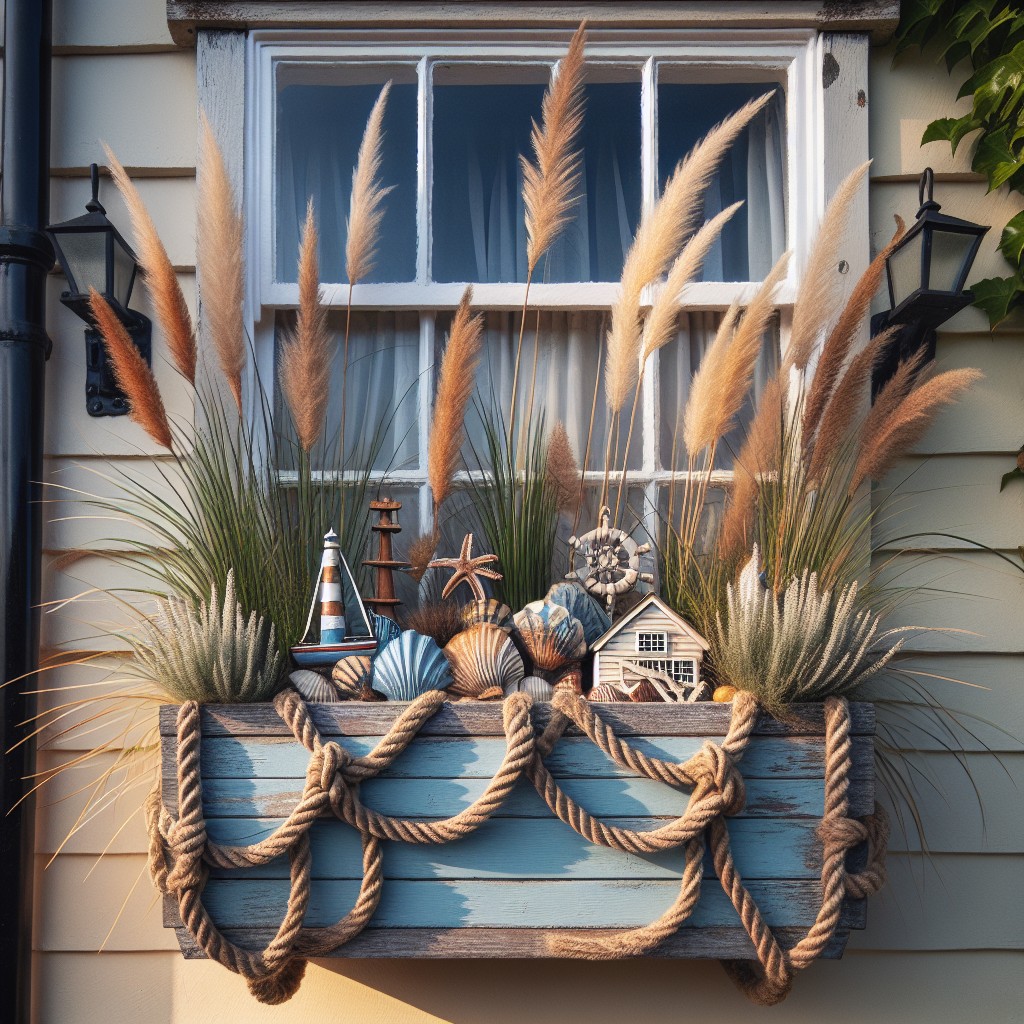 nautical theme with grasses
