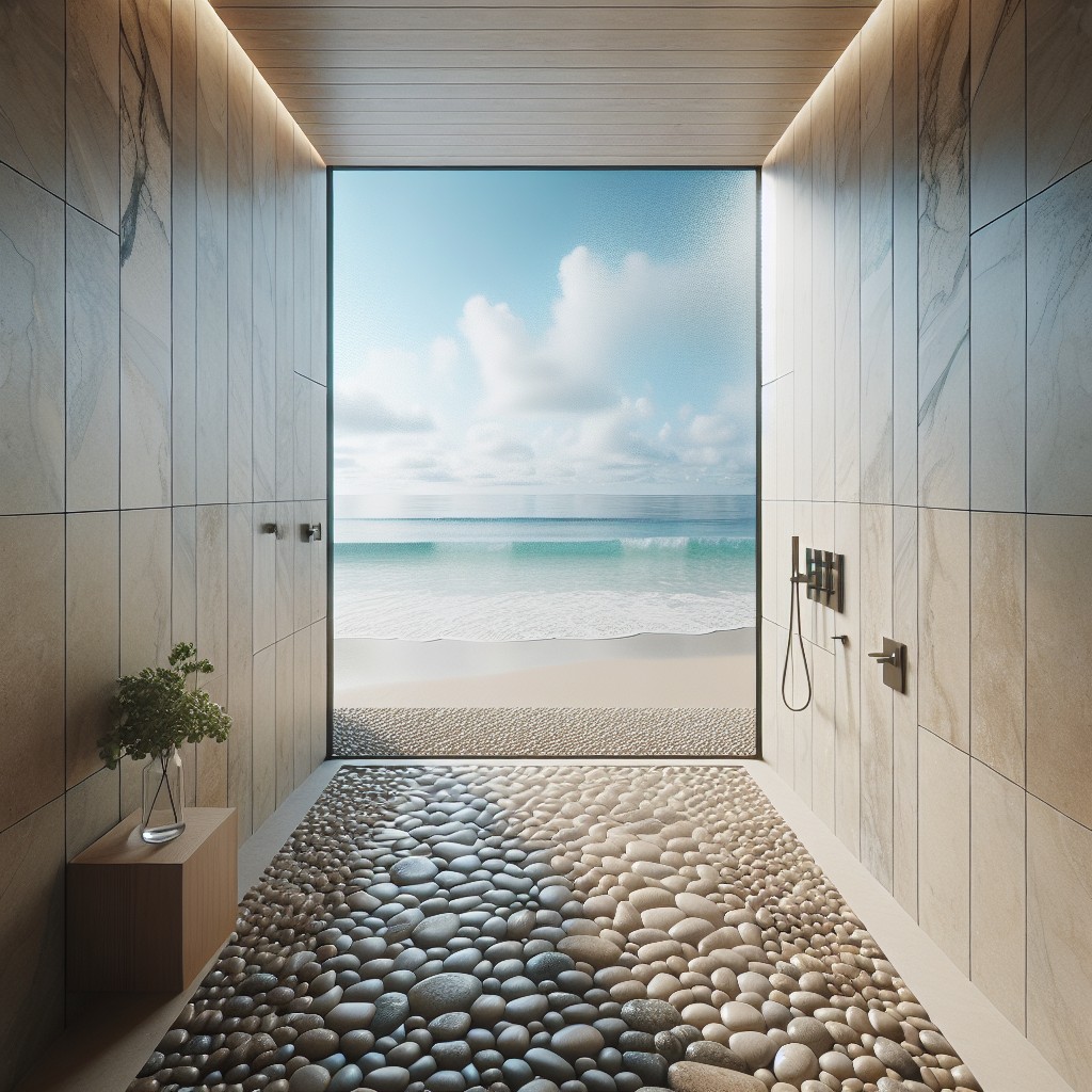 ocean view walk in shower