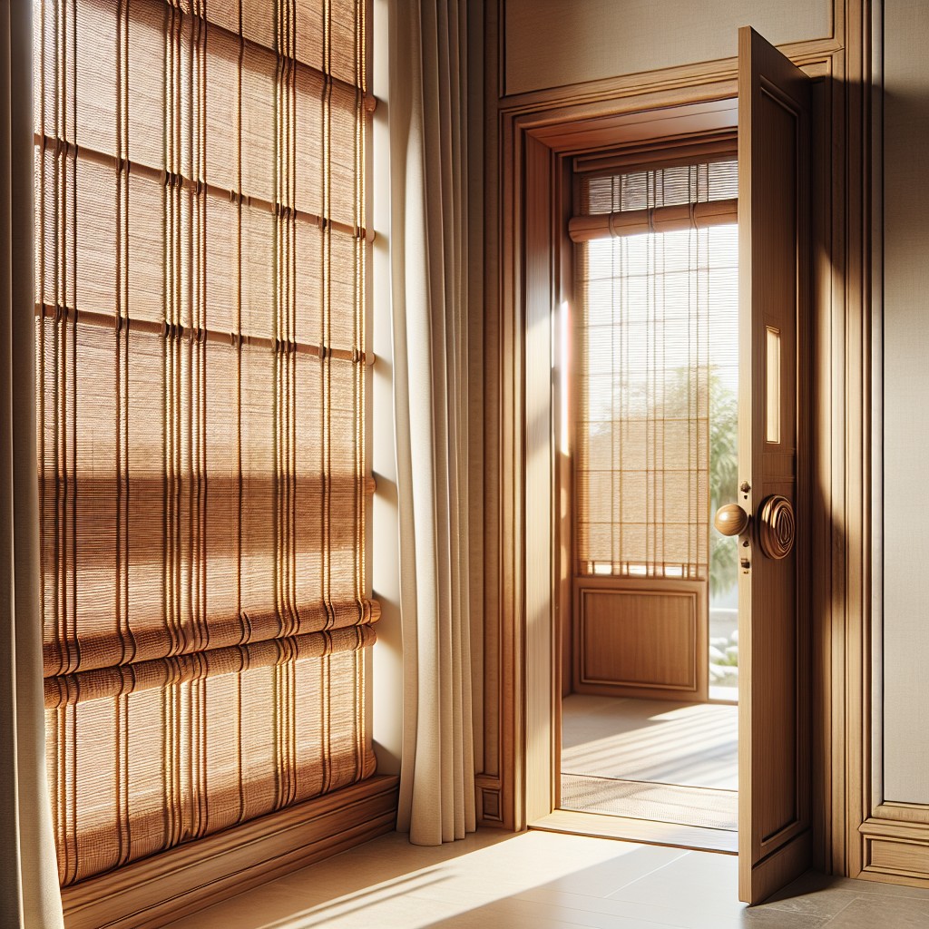 option 8 bamboo roll up blinds