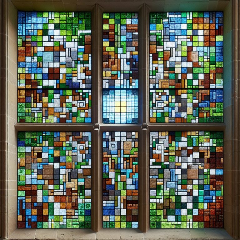15 Minecraft Stained Glass Window Ideas: Easy Tutorial for Beginners