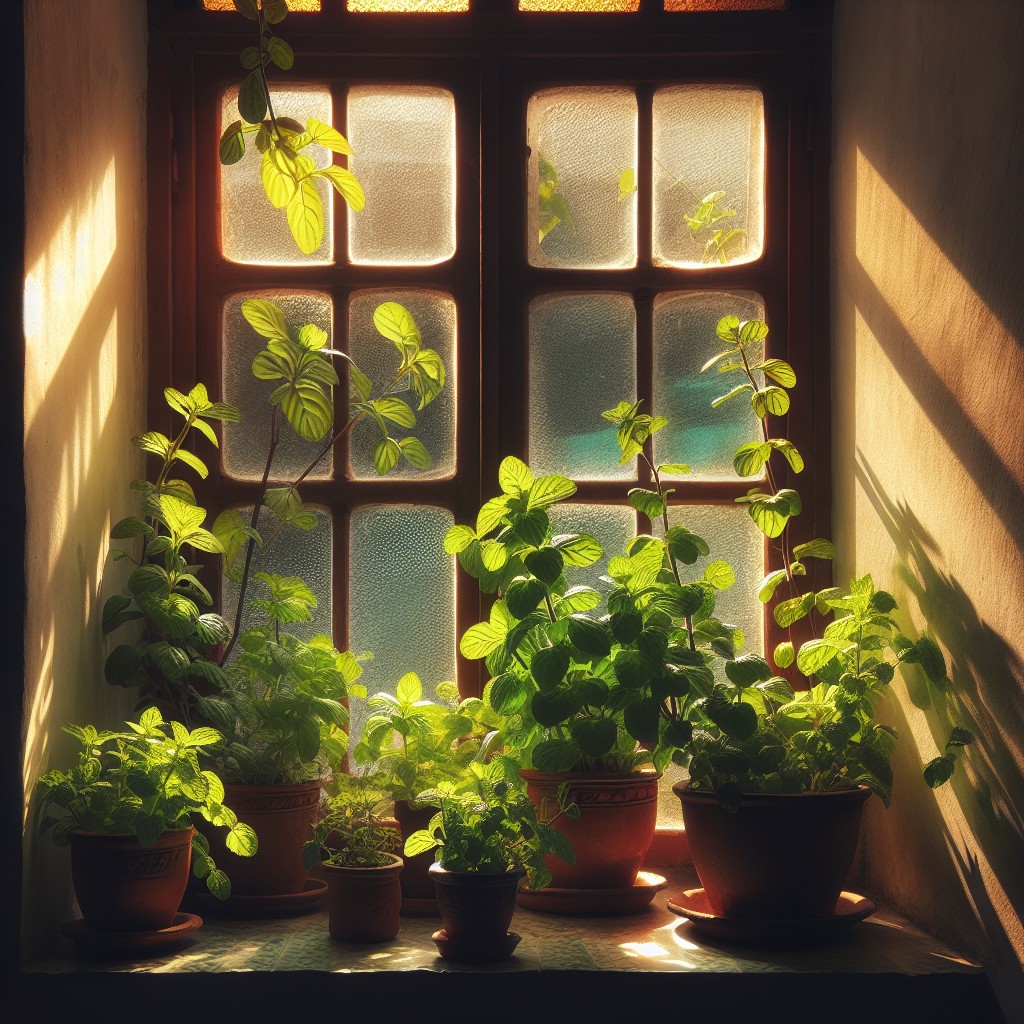 refreshing window mint garden