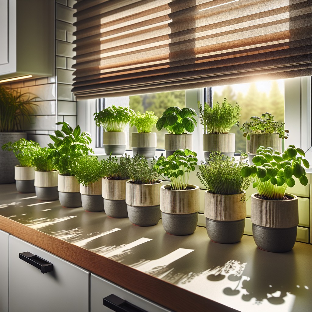 self watering pots for your herb garden