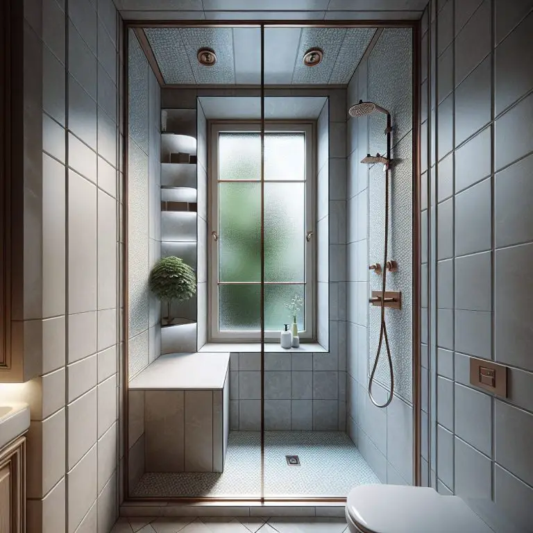 15 Walk in Shower Ideas with Window for Your Next Bathroom Remodel