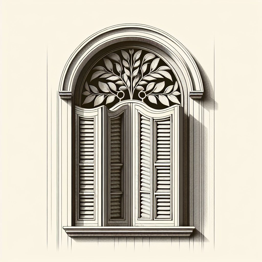 uncover the magic of half circle window shutters