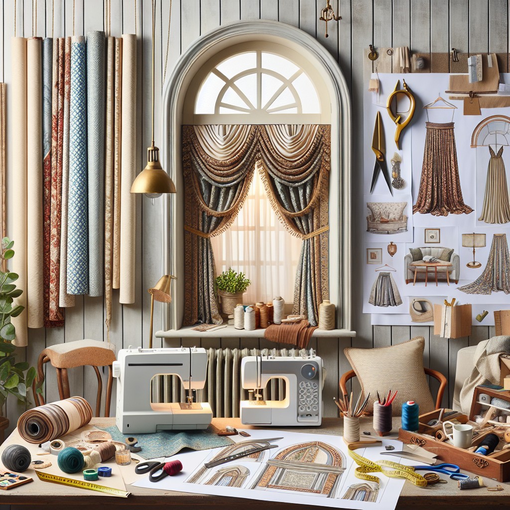 unleash your creativity with diy arched window treatments