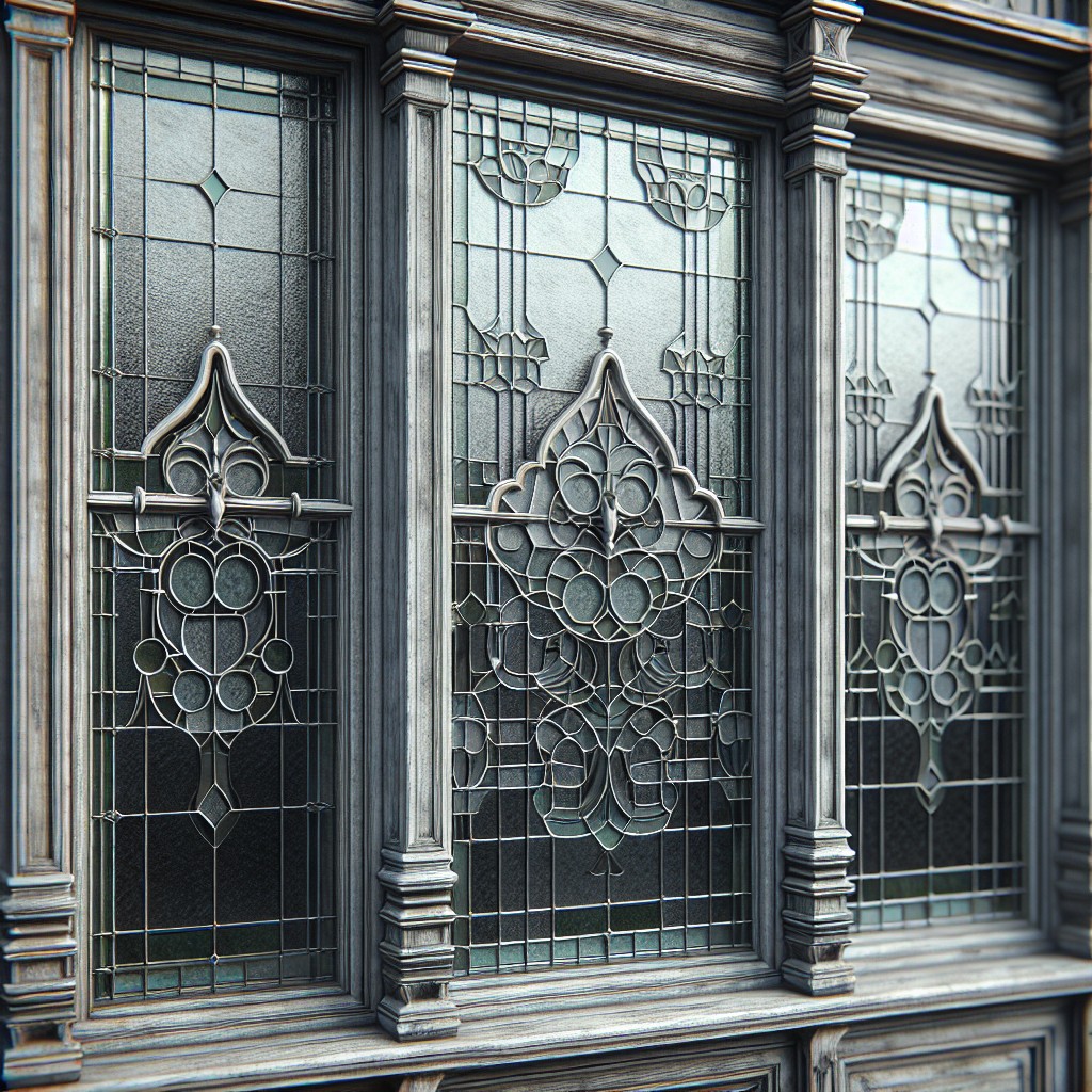 vintage leaded glass window ideas