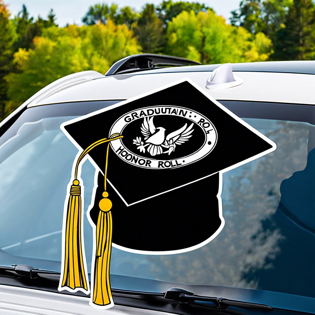 academic honor roll decals