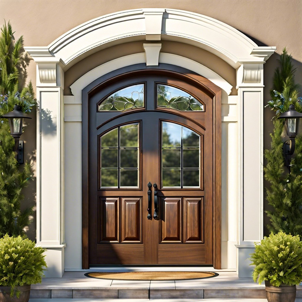 arched transom windows for doorways
