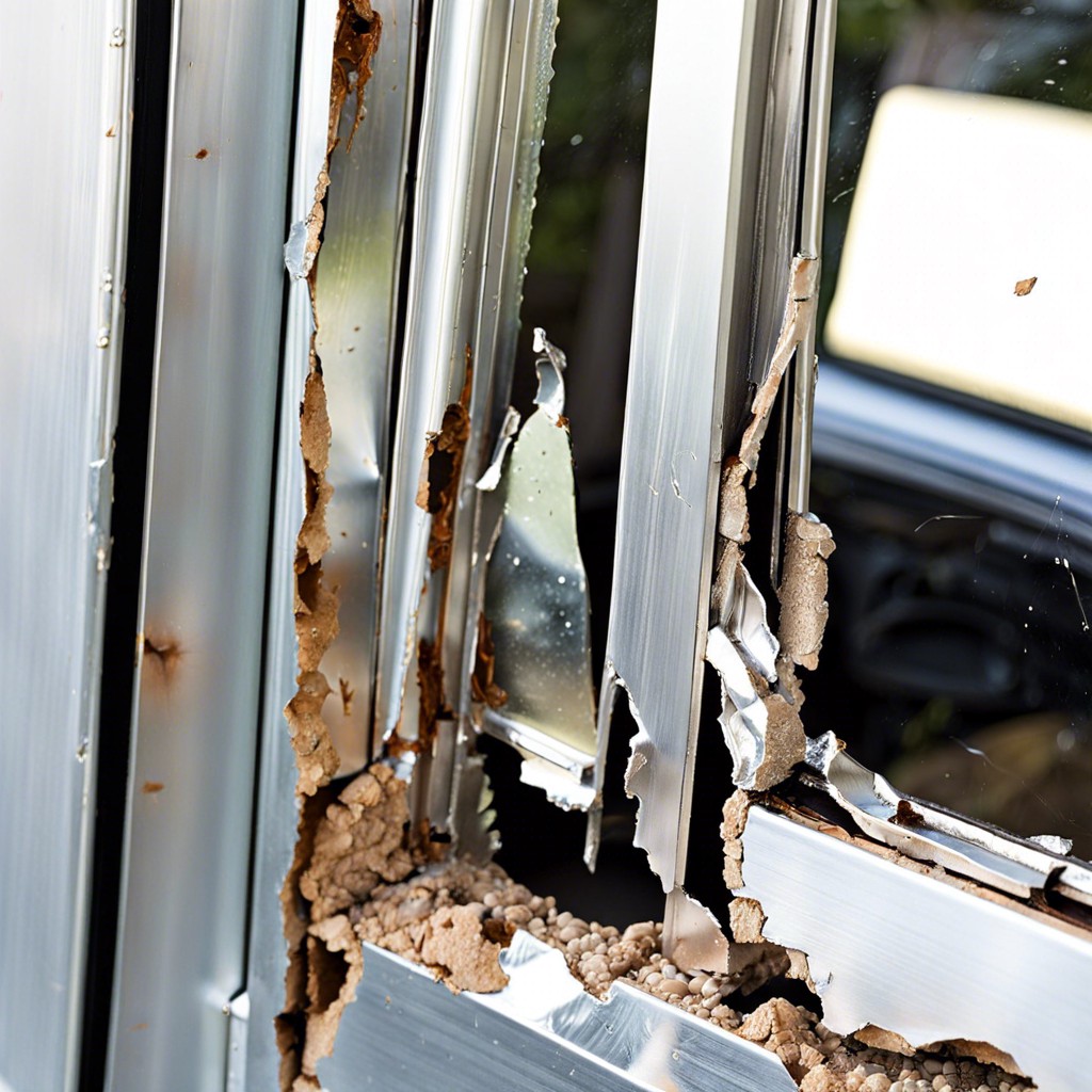 assessment of aluminium window damage