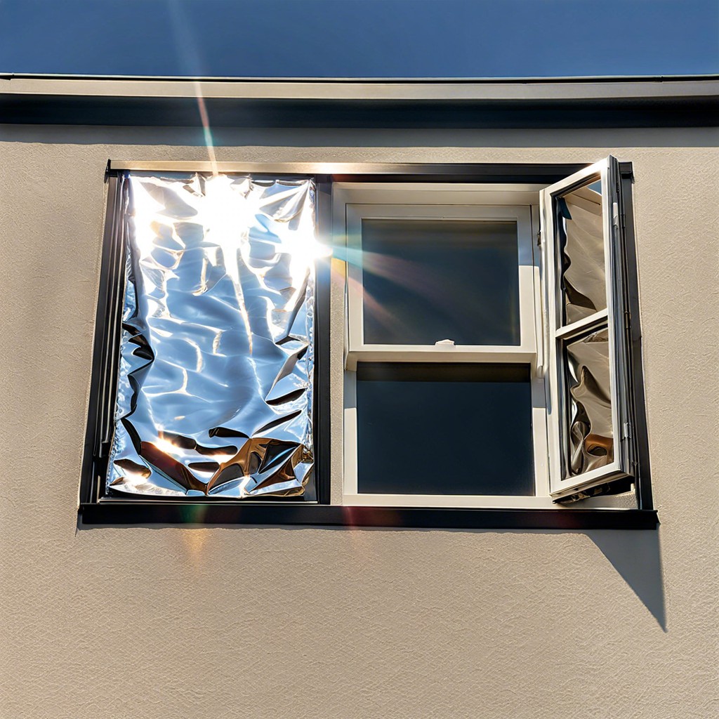 benefits of using aluminum foil on windows