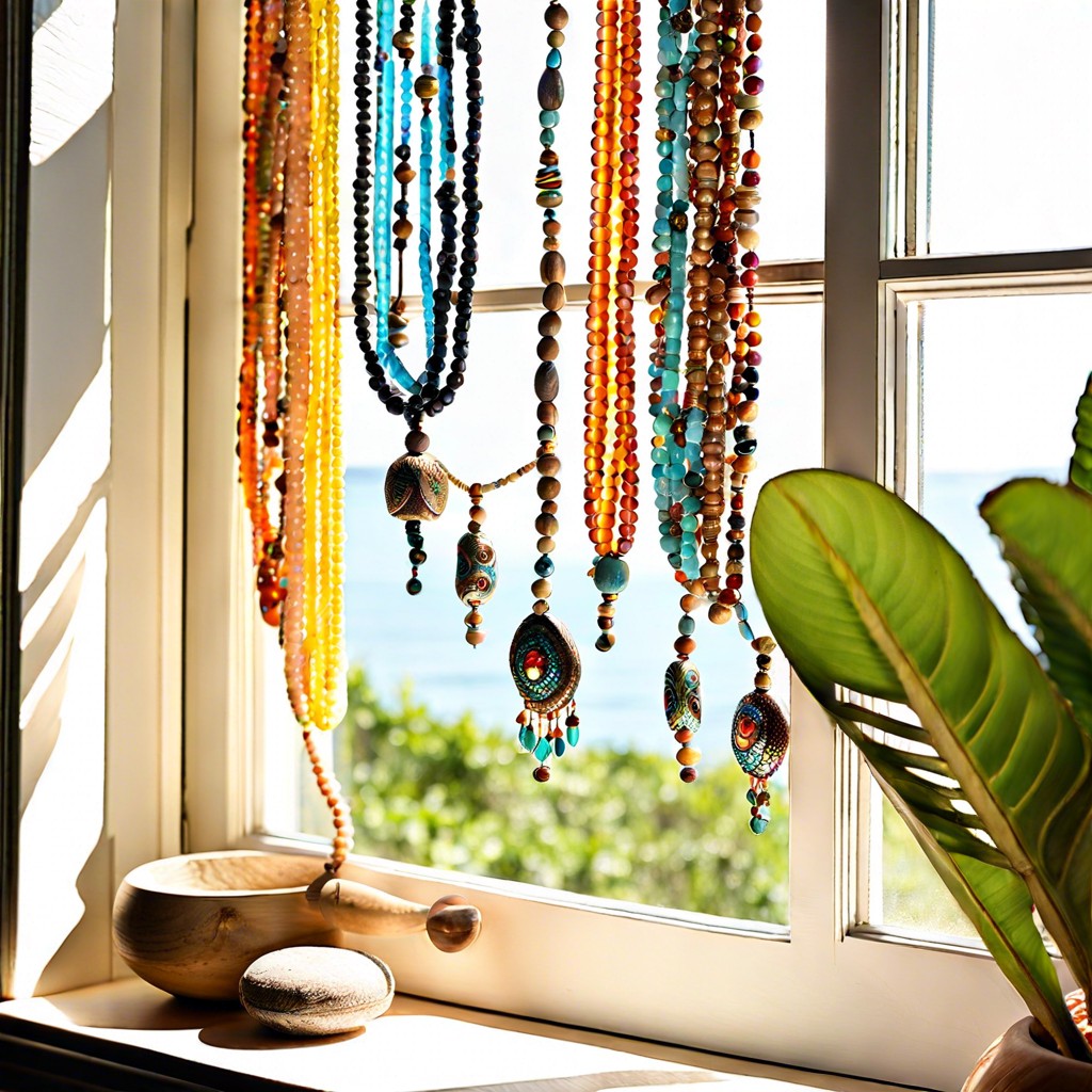 bohemian bead strands