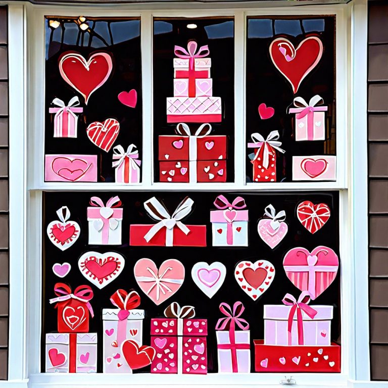 15 Valentine's Day Window Painting Ideas for Creative Decorations