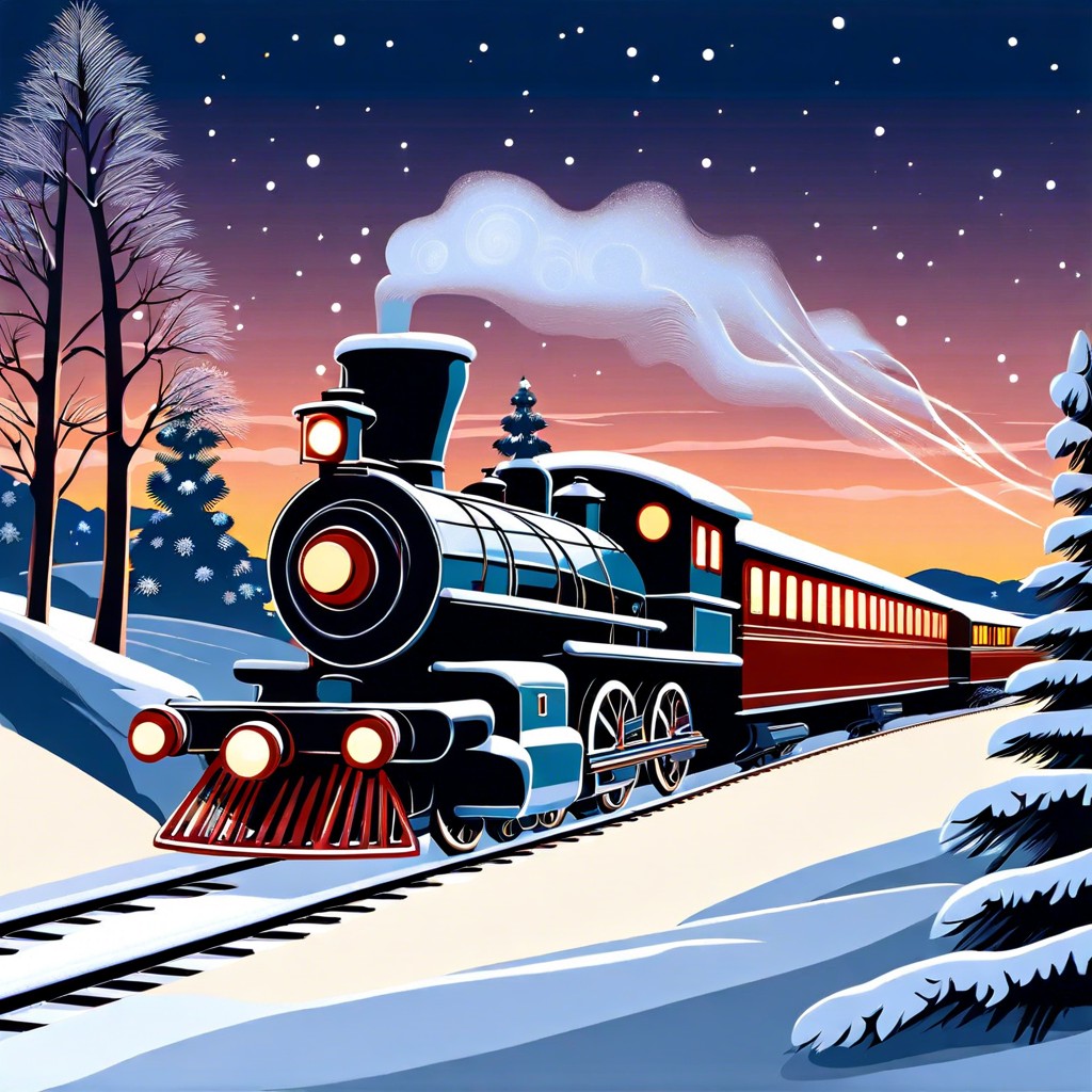christmas train journey