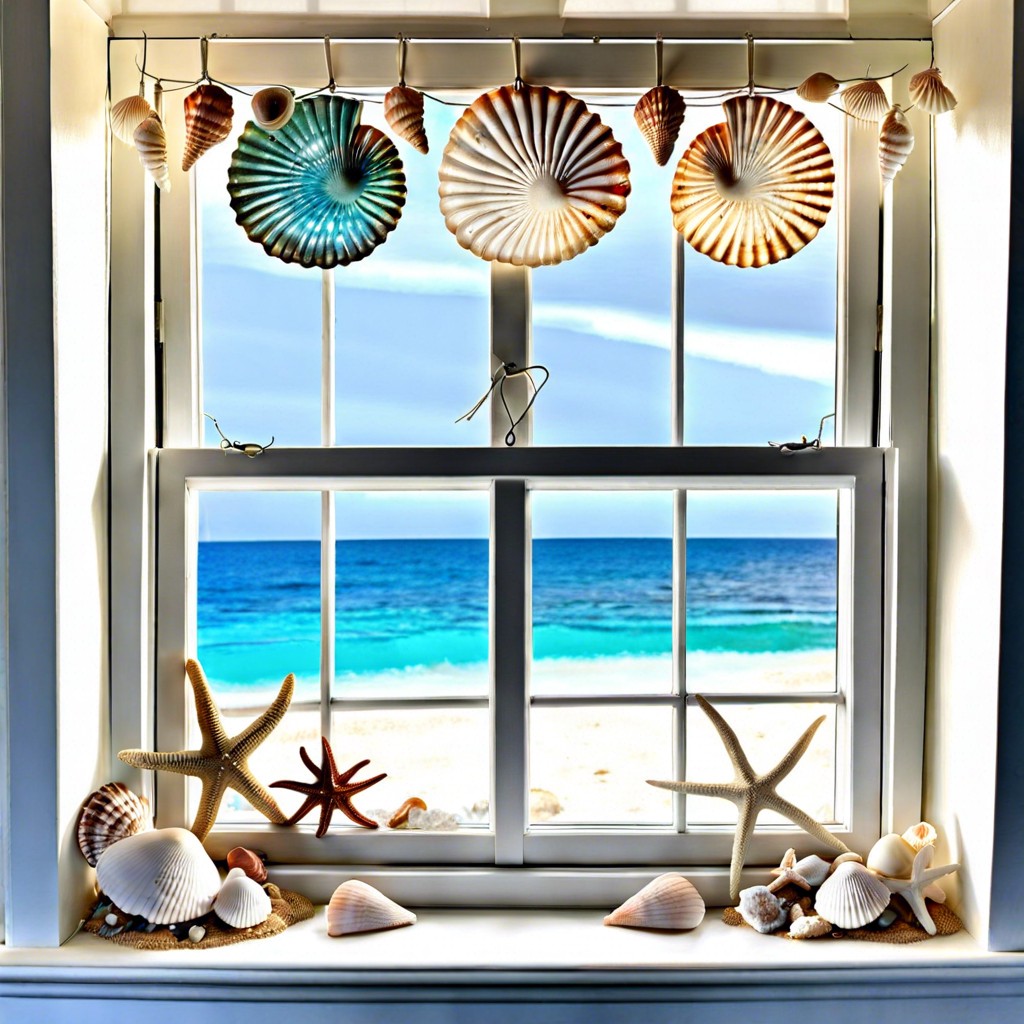 coastal charm seashells and beach inspired trinkets