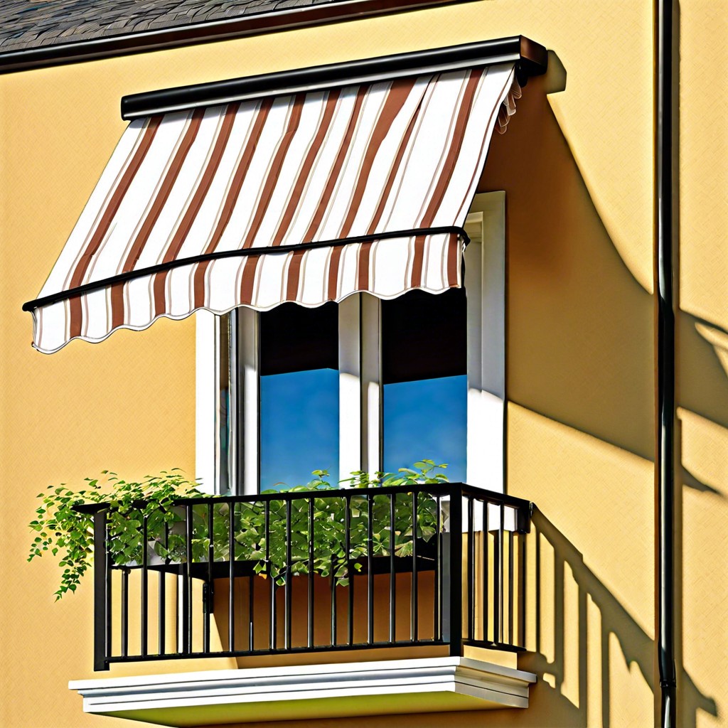 collapsible fabric awnings