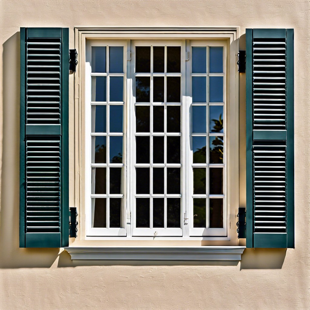 colonial shutters for a traditional vibe