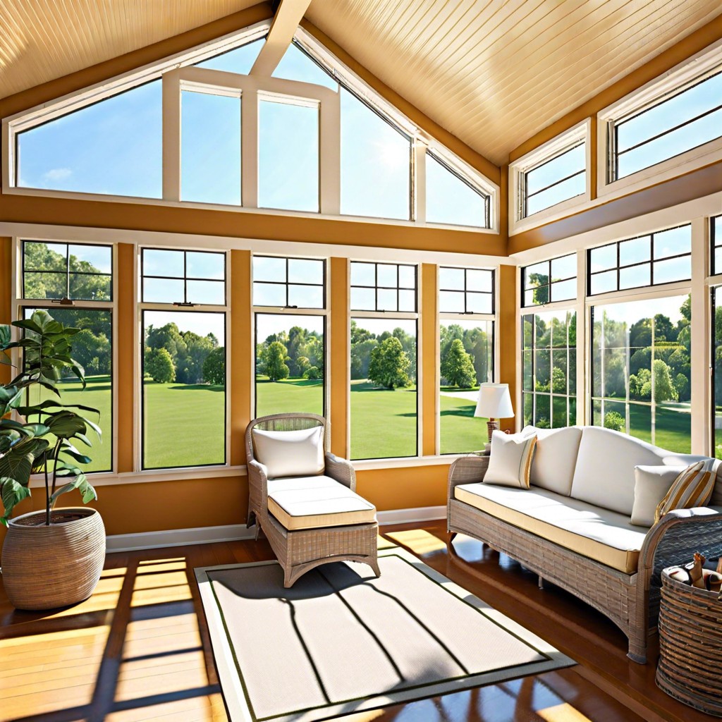 convertible sunroom windows for open air feel
