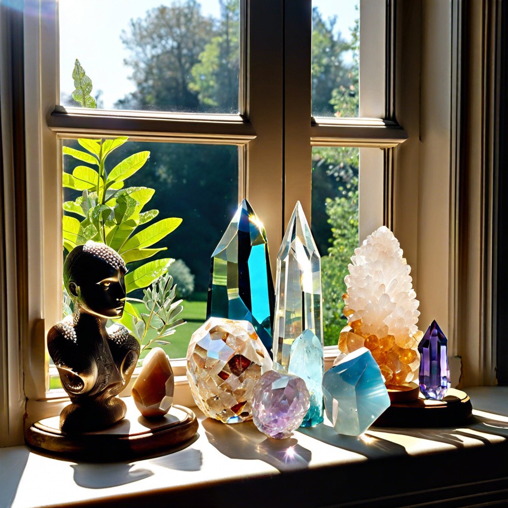 crystal collection display