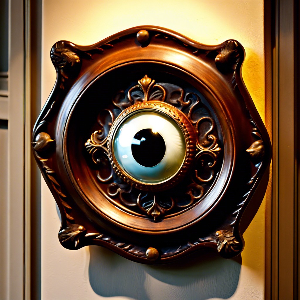 design a peephole window display to spark curiosity