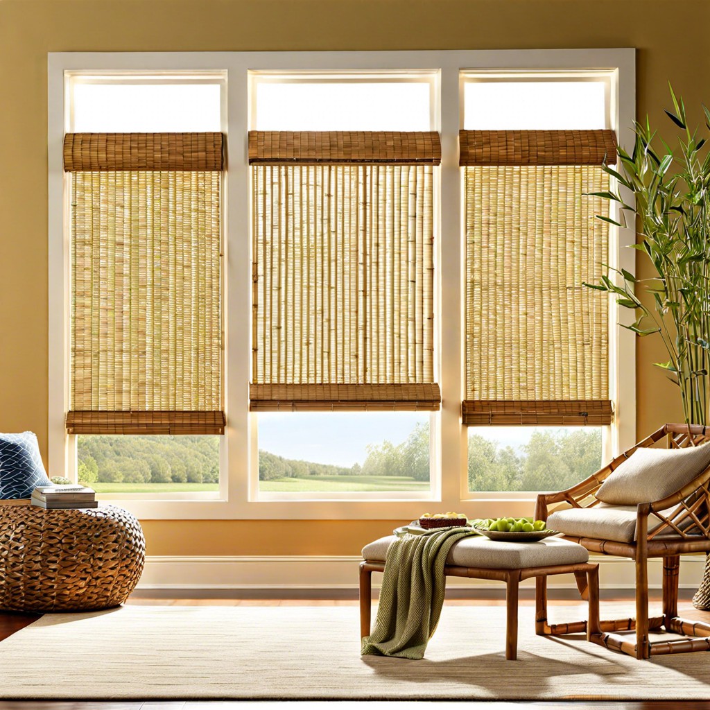 eco friendly bamboo shades