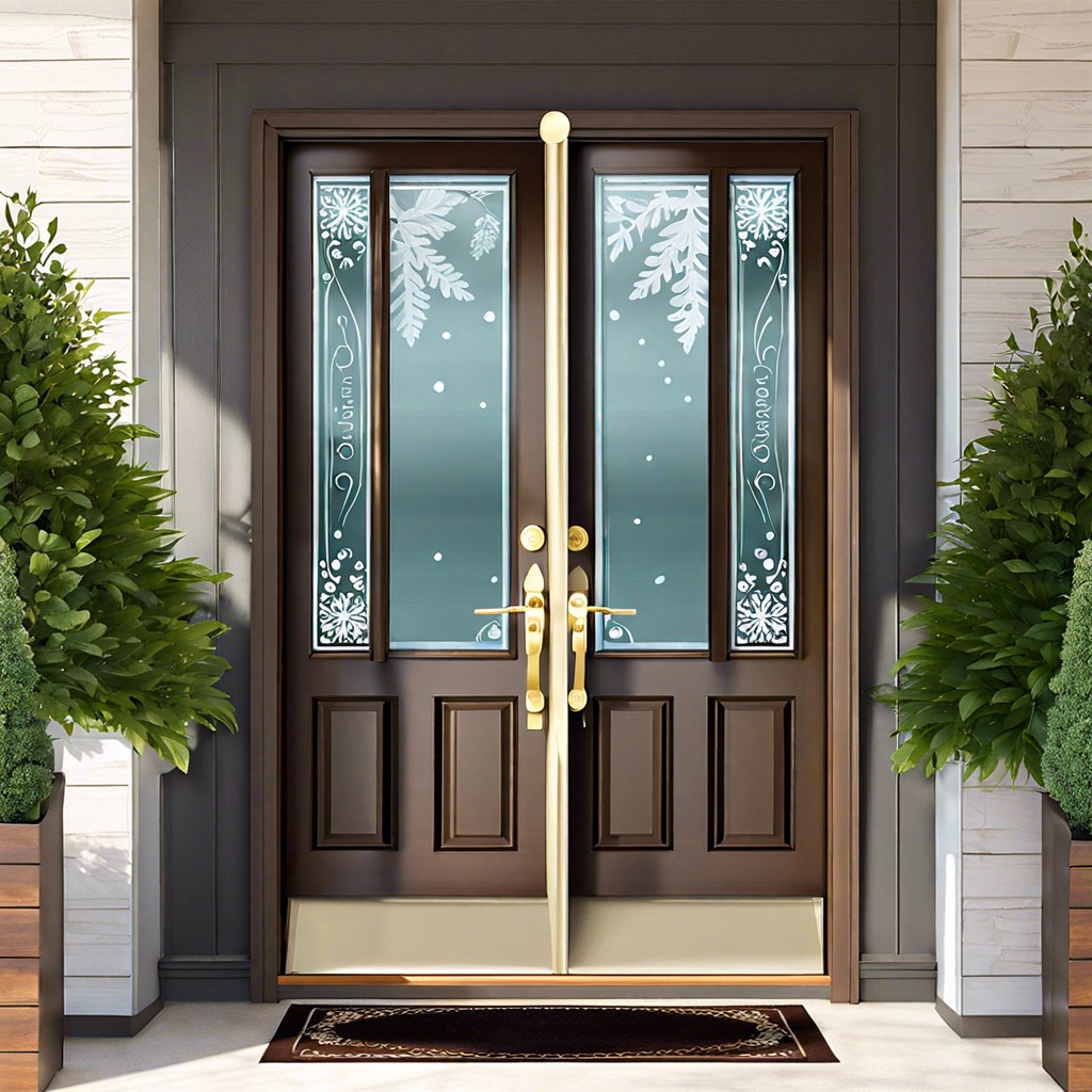 entryway welcome signs – elegant welcome messages for front doors