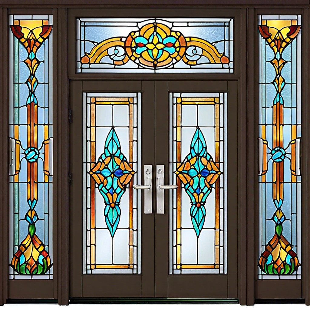 faux stained glass film