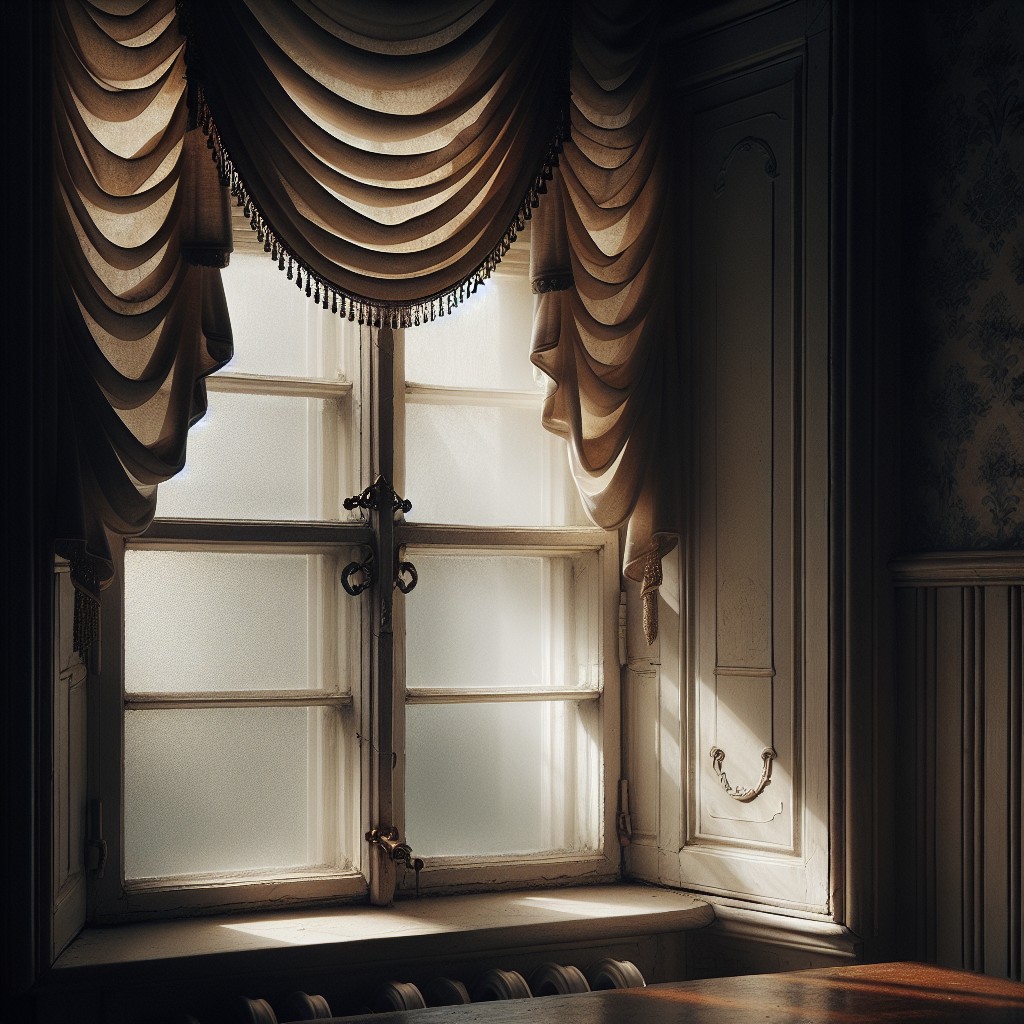 festoon blinds for a vintage romantic vibe