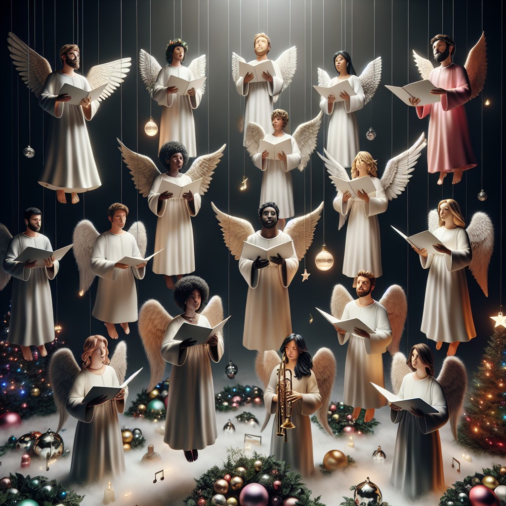 floating angel choir cutouts