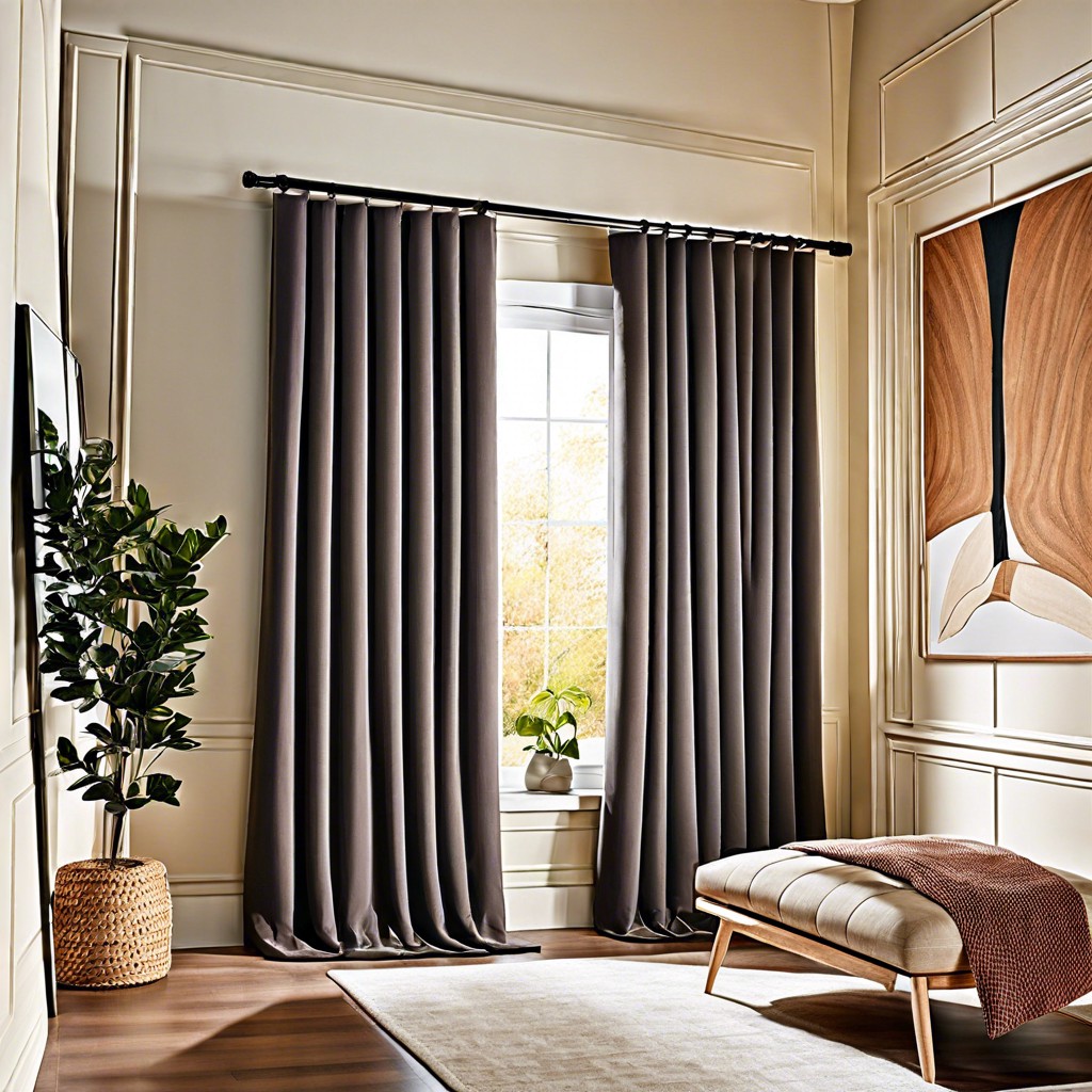 functional decor insulated blackout curtains