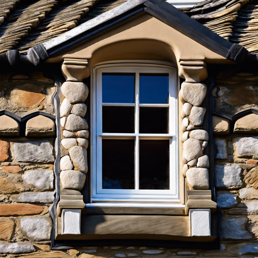 gothic stone like trim