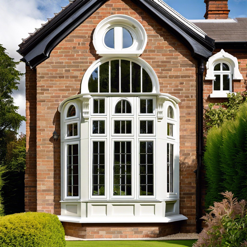 hinged arched casement windows