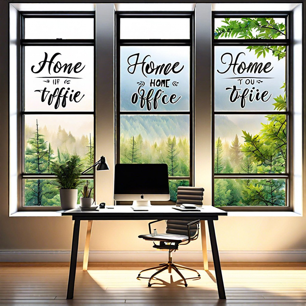 inspirational quotes – motivational text for home office windows