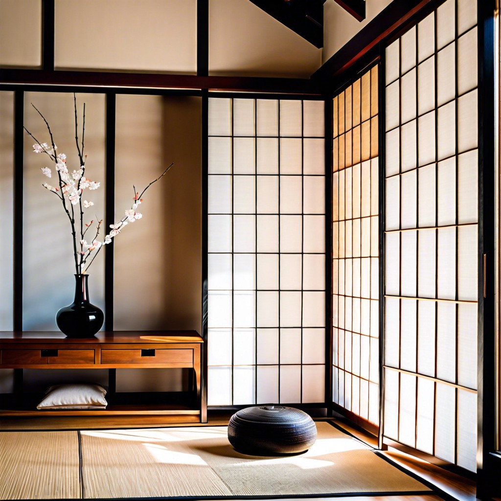 japanese shoji screens for a minimalist aesthetic