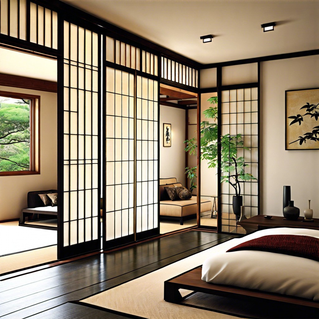 japanese shoji screens for minimalist decor