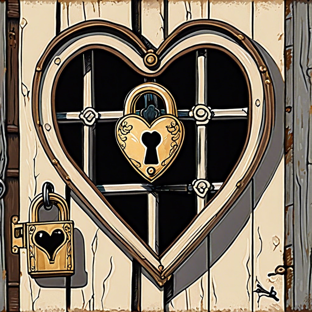 key to my heart lock and key displays