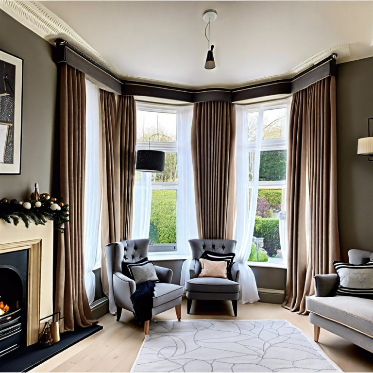 15 Modern Bay Window Curtain Ideas for Your Home