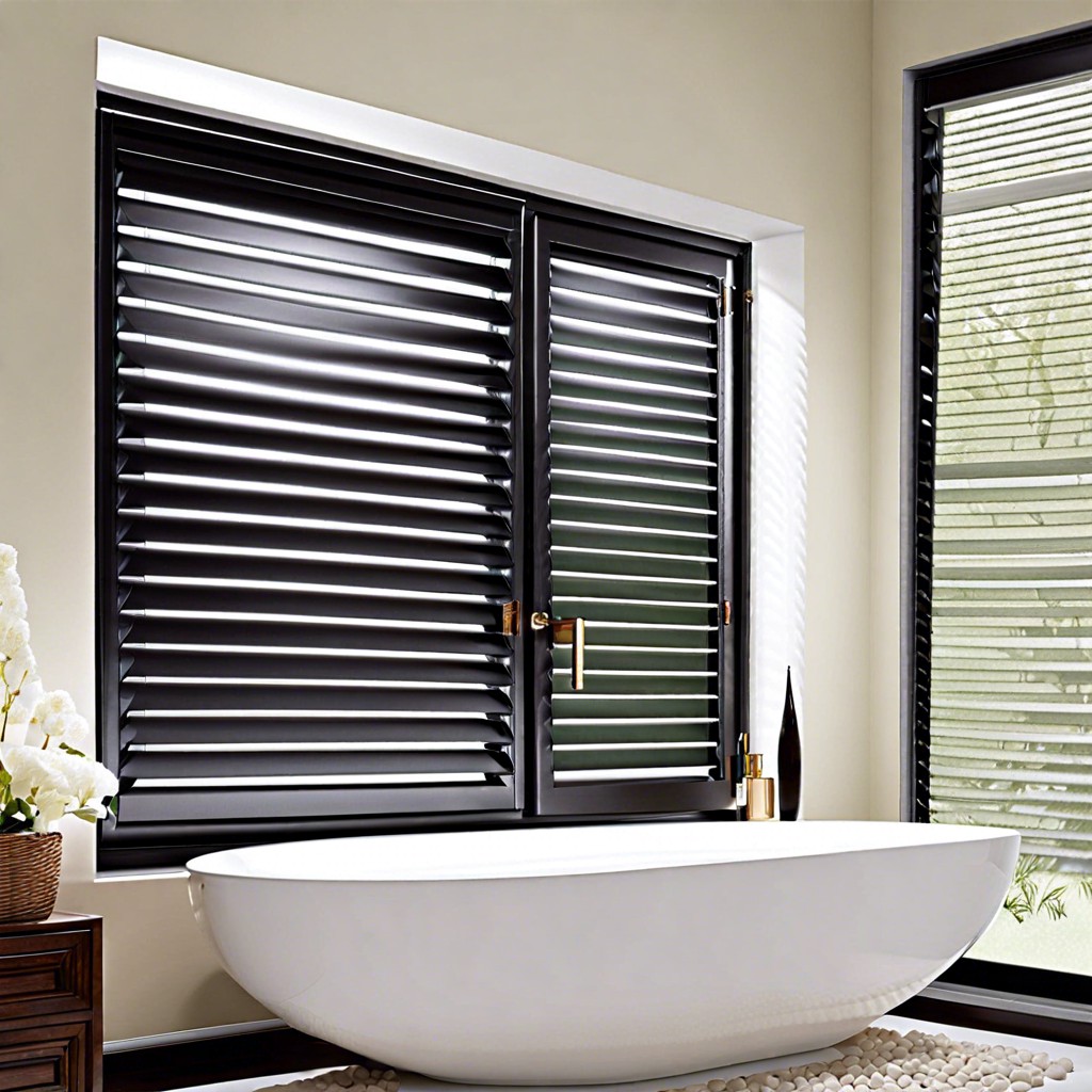 magnetic shutters for easy removal and cleaning