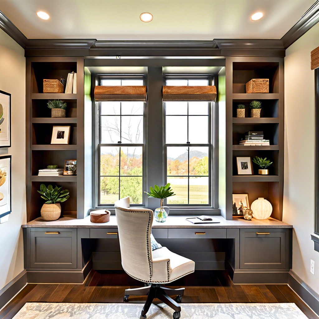 maximize space with a built in window seat
