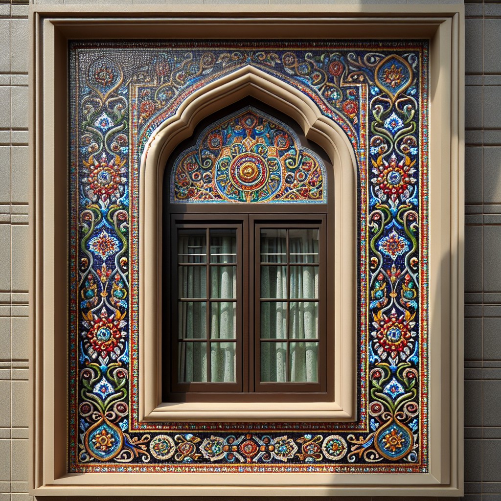 mosaic tile embellishments